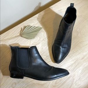 ASOS Leather Chelsea Boots (Wide Fit)